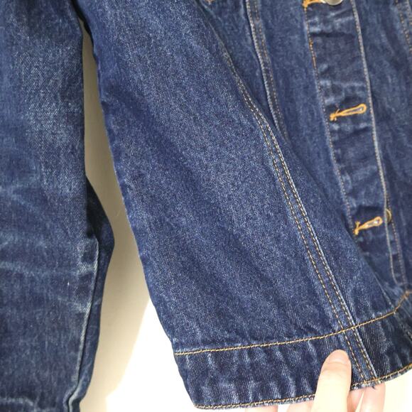 Vintage Style & Co Dark Denim Jacket S Western Cowboy 90s Y2K - Picture 3 of 7